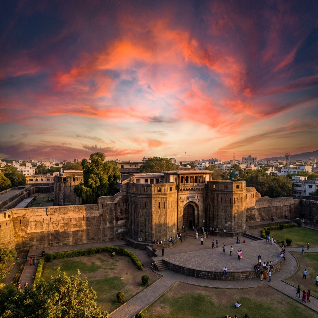 Shaniwar Wada at Golden Hour